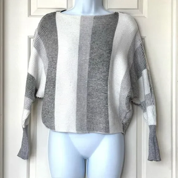 Philosophy Striped & Ribbed Sweater