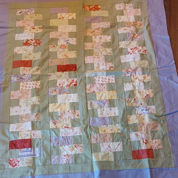 Hand Crafted Zip It Patchwork Quilt Top