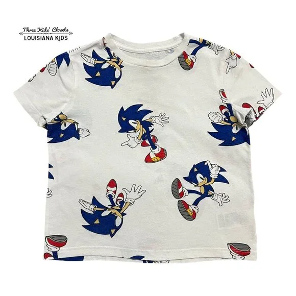 Old Navy 6-7Y Sonic The Hedgehog Tee Shirt