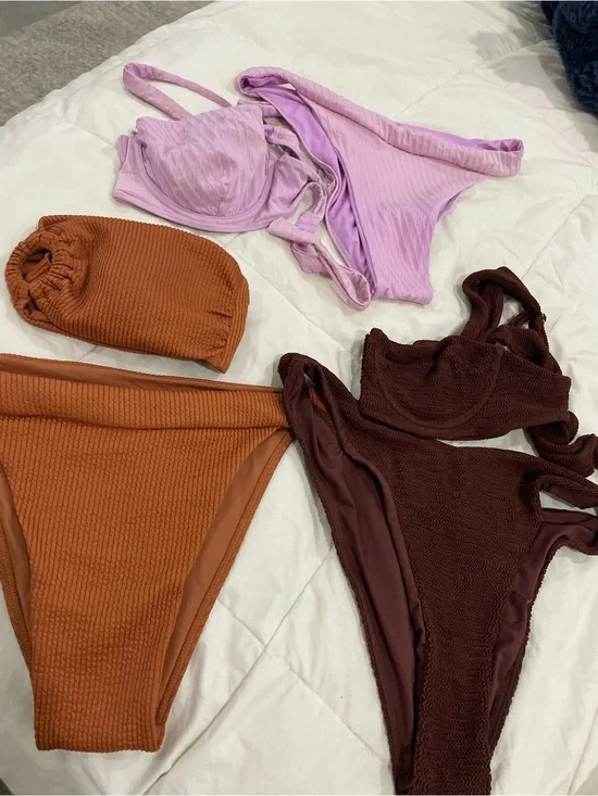 Monday Swimwear 3 luxury bikini bundle: Clovelly, Costa Rica Argentina, Large/VV