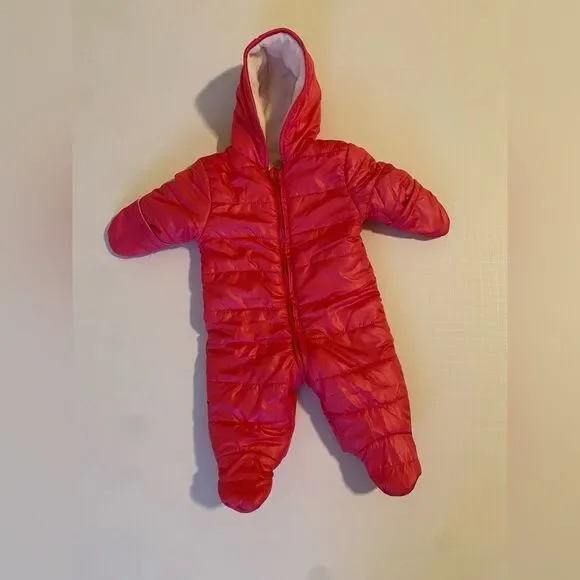 Old Navy Pink Snowsuit 0-3M
