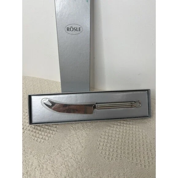 Rosle Bar Cheese Knife - New In box Serrated with prongs