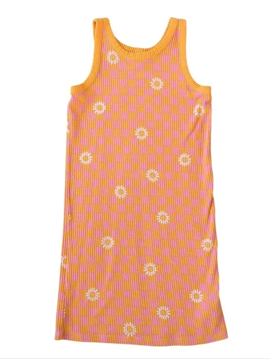 Old Navy Daisy Printed Ribbed Tank Dress (SizeM/8)