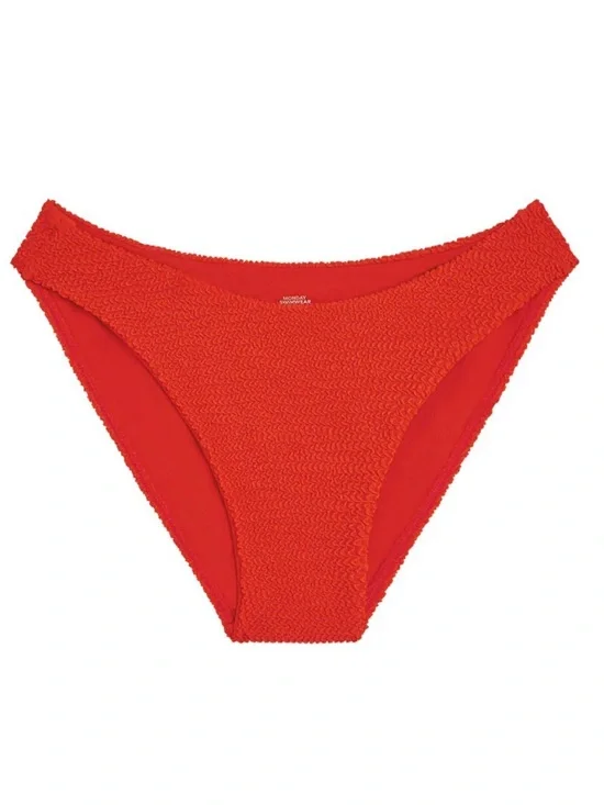 Monday Swimwear Seychelles Bottom Chili Pepper Crinkle
