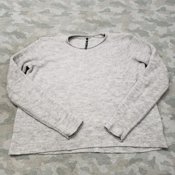 Kuhl Sweater Womens XL Gray‎ Faye Pullover Wool Blend Soft Long Sleeve