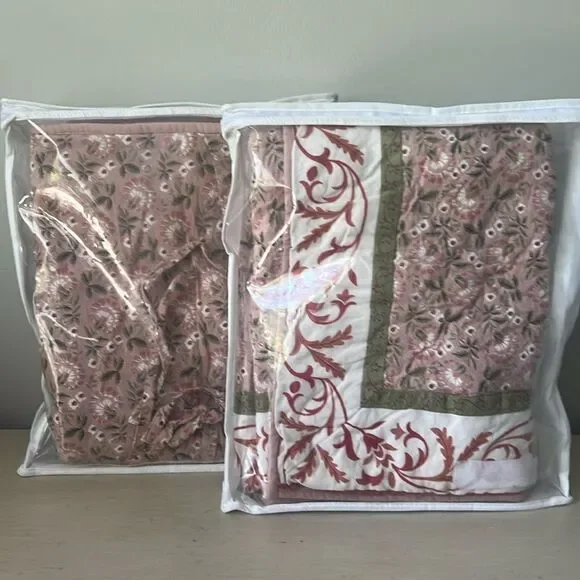 The Company Store Euro Shams, Kamalei Floral Quilted 26