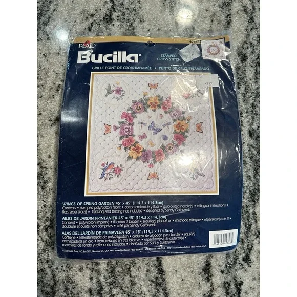 NOS Bucilla Stamped Cross Stitch 