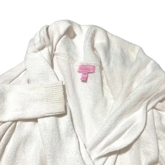 Lilly Pulitzer XS‎ White Cardigan (small stain)