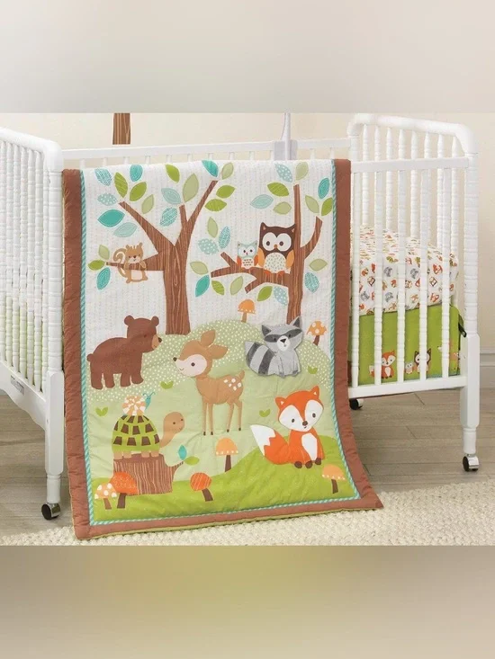 Bedtime Originals Woodland Friends 3pc Crib Bedding Set