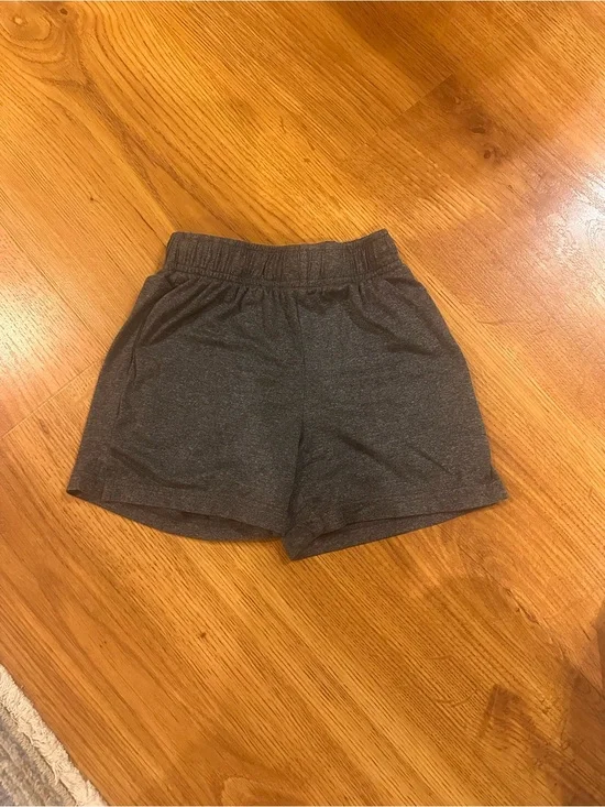 Old Navy Charcoal Gray Elastic-Waist Kids Shorts