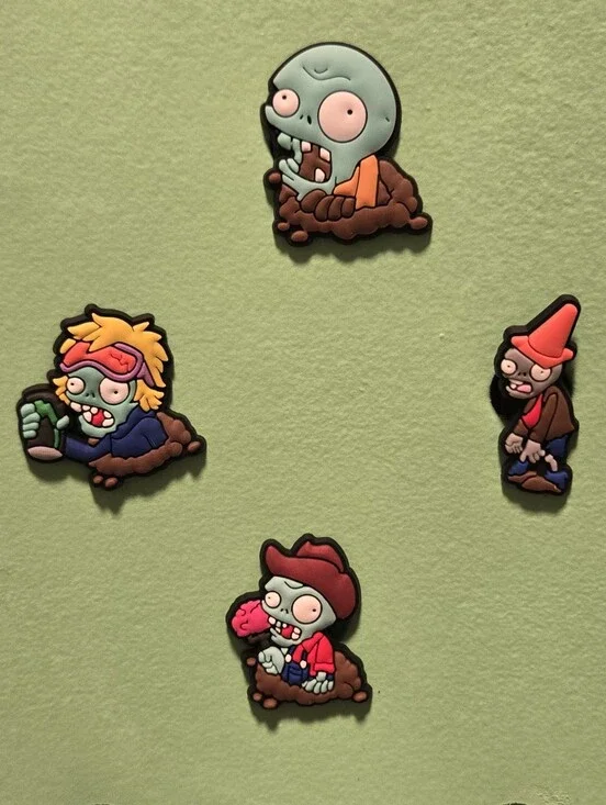 Plants vs Zombies Zombie Croc Jibbitz Charms Set