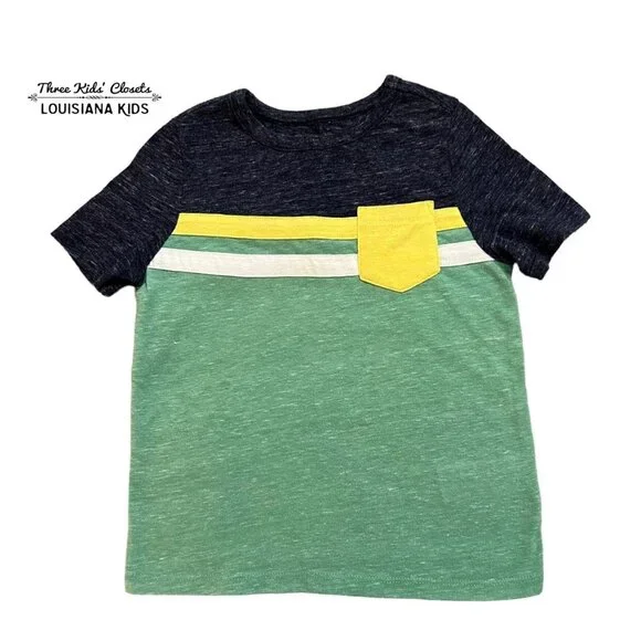 Old Navy 3T Striped Pocket Tee Shirt