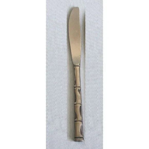 Single Reed & Barton Stainless Steel Knife Rebacraft Royal Bamboo Replacement