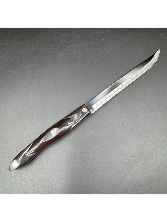 Cutco 1729 Brown Swirl Handle 12