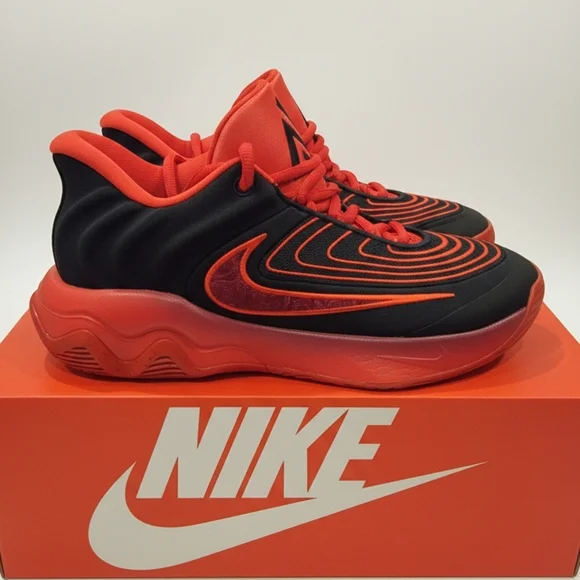 Nike Men's Giannis Immortality 4 Red And Black ~Size 7~New In Box