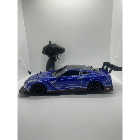 Hyper RC Nissan GTR LED Vapor Effects Blue Car Lights Tested 2017‎ GTR