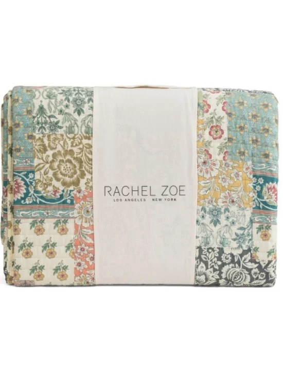 Rachel Zoe Floral Patchwork Quilt Set