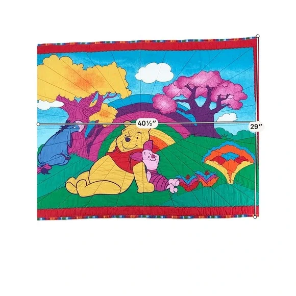 Kalamazoo Log Cabin Quilters Winnie the Pooh Quilt 29x41