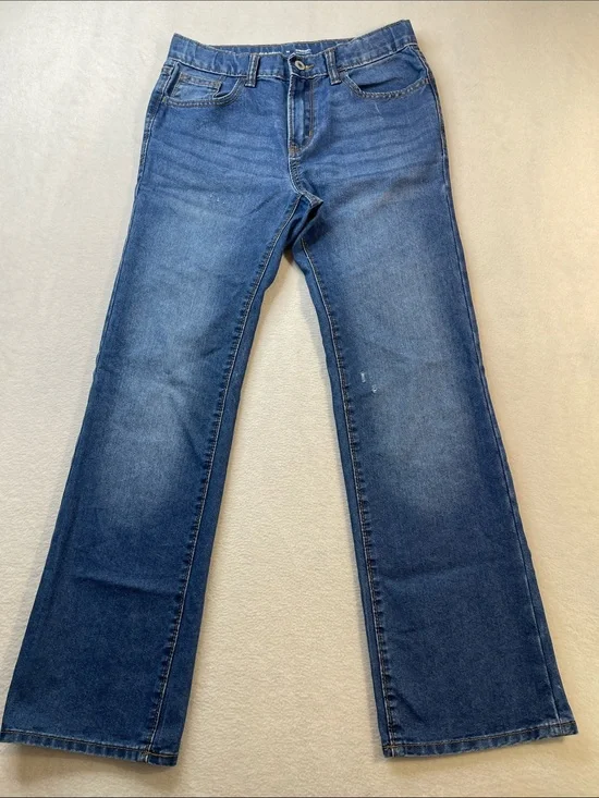 Old Navy Straight-Leg Denim Jeans in Blue BOYS SIZE 14