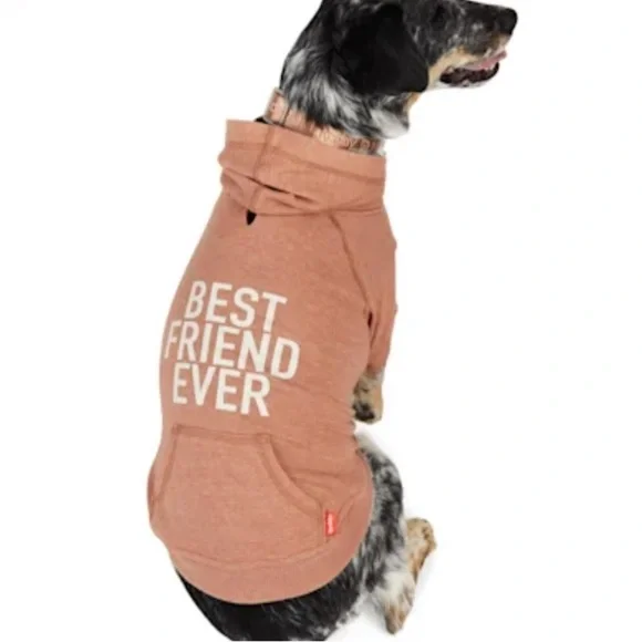 NWT Best Friend Ever Dog Hoodie M