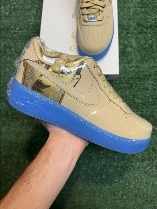 Nike Air Force 1 Low Protro Kobe Bryant Linen Size 9
