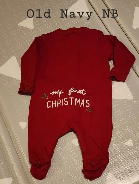 Old Navy 'My First Christmas' Sleeper Newborn