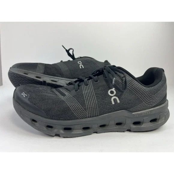 On Cloud Cloudgo Mens Size 14 Black Running Sneakers Eclipse 55.98635