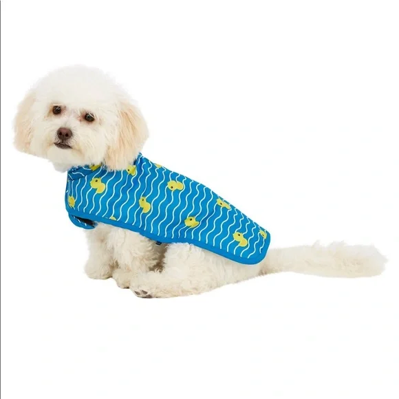 Frisco Dog Rubber Ducky Raincoat. Size xsmall