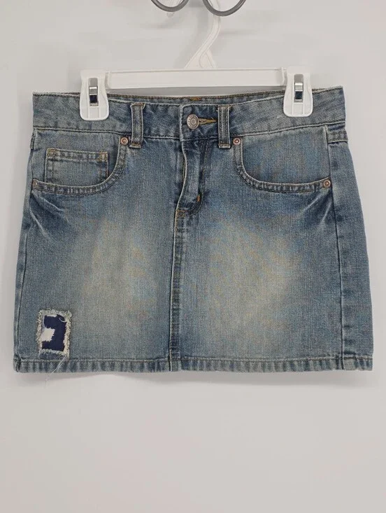 Girls Old Navy Denim Skirt Size 10 Blue