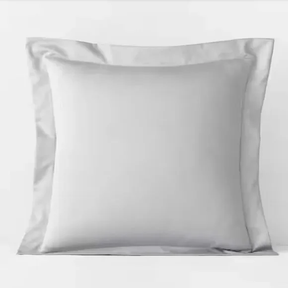 New Lot x4 Euro Shams, Company Store Legends Hotel 100% Supima Cotton Light Gray