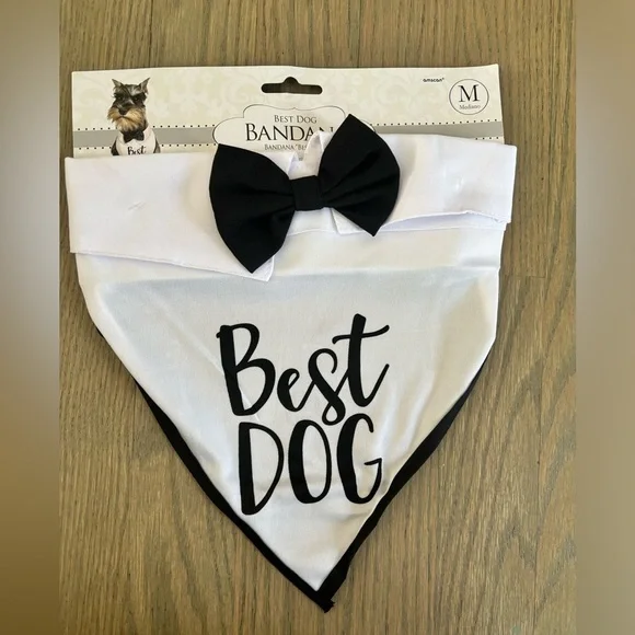 Best Dog Bow Tie Bandana Dog Wedding Accessories Size Medium