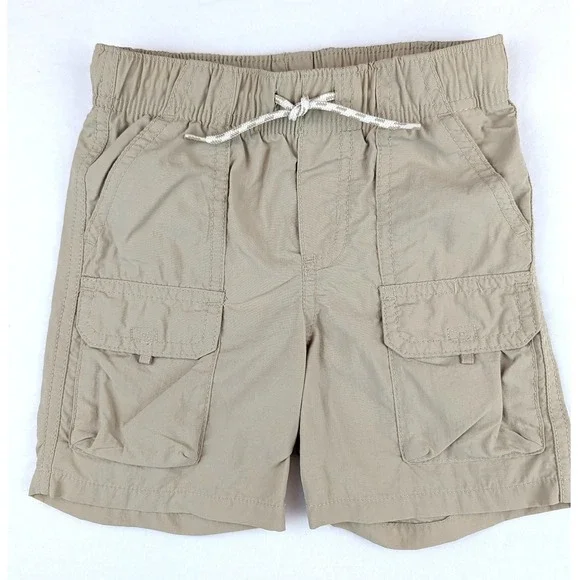 Old Navy Boys Hike Short Tan Cargo Nylon Elastic Waist Size‎ 3T