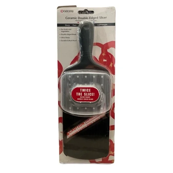 New Kyocera  Double-Edged Slicer Ceramic, Black CSN-152