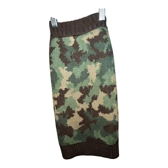 Camouflage Knit Dog Sweater Pet Apparel Winter‎ Warm Clothing