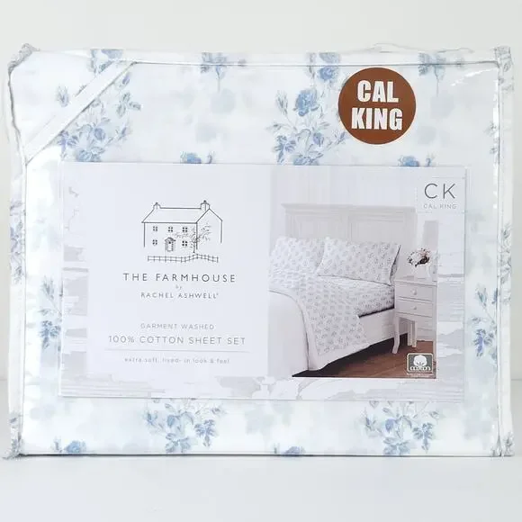 The Farmhouse Rachel Ashwell Cal King Sheet Set 18
