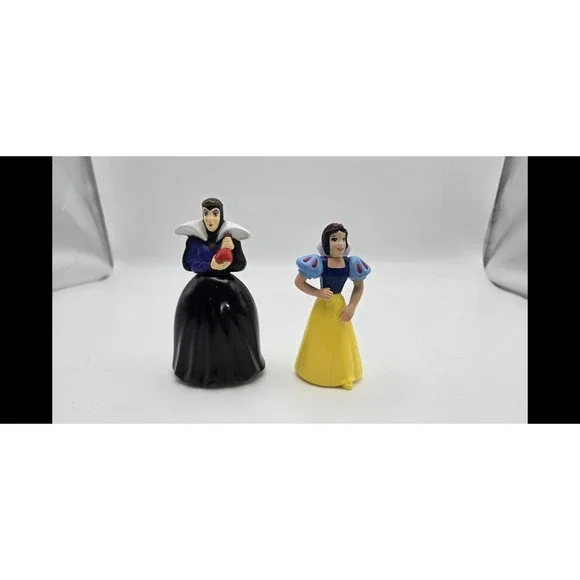 Disney Snow White Evil Queen Figure Lot PVC Cake Topper Toy Figures