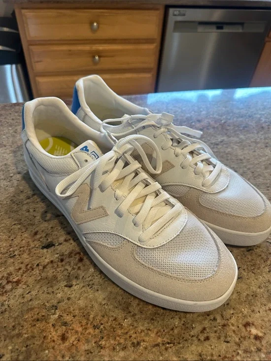 New Balance CT300  Men's White & Beige Sneakers Low-Top Sz 11.5 New