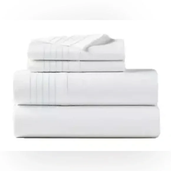 $360 NEW RALPH LAUREN HOME QUEEN FLAT SHEET + STD PILLOWCASE SET 624TC H…