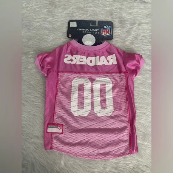 NFL Pink Oakland Raiders dogs Jersey medium