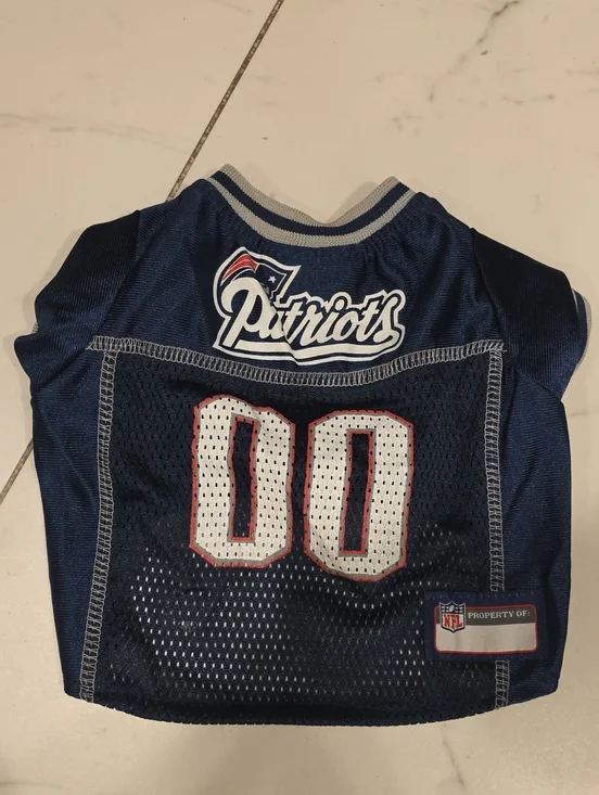 Navy Patriots Mesh Dog Jersey - Team Spirit Pet Tee