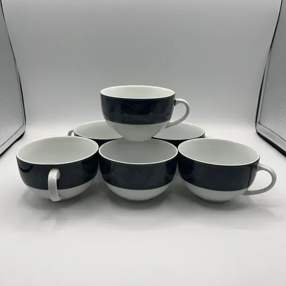 Set Of 6 TeaCups - Crate & Barrel Greenwich