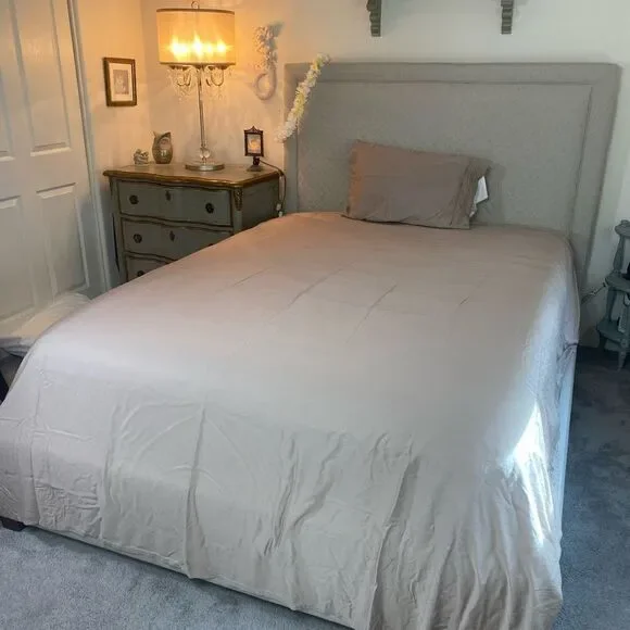 Decolure Luxury Queen Flat sheet Viscose Bamboo