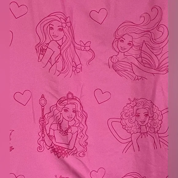 Barbie Twin Size Flat Sheet 2017 Mattel Barbie Flat Sheet Only