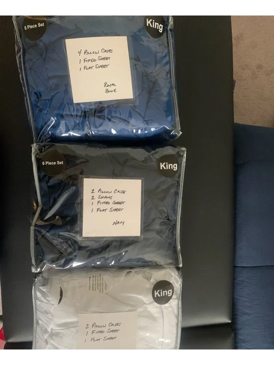 King Sheet Sets (Lot of 3)