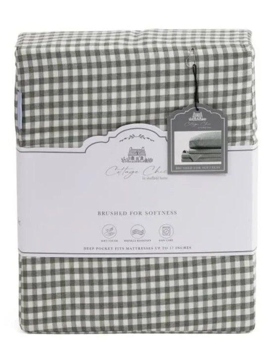 Cottage Chic by Sheffield Home Gingham Sheet Set