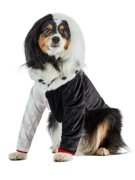 Rubies Disney Villains: Cruella Deville Pet Costume for For Dogs or Cats, Large