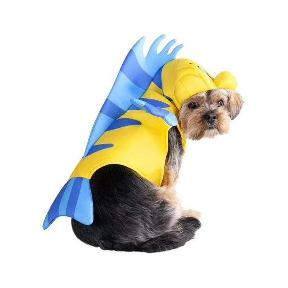 Rubies Disney Little‎ Mermaid: Flounder Pet Costume for For Dogs or Cats Medium