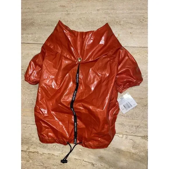 Royal Pooch Raincoat Rain Jacket Coat Orange Dog Pet‎ Poncho