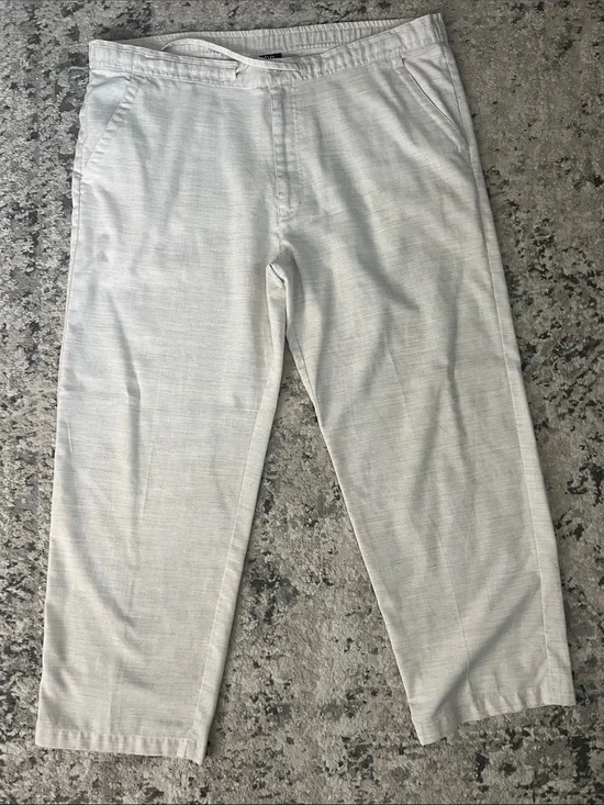 Men's Off-White Casual Chino Pants Sz L