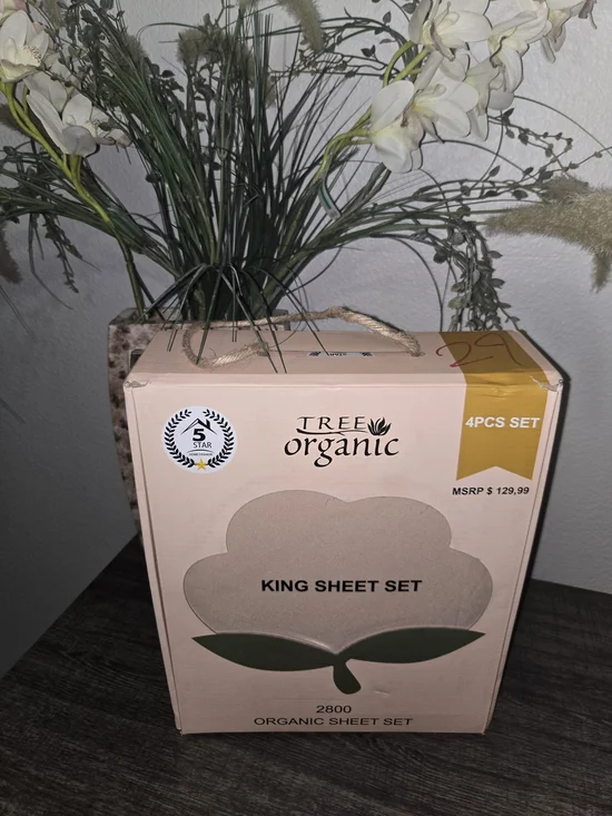 King Sheet Set - Cream